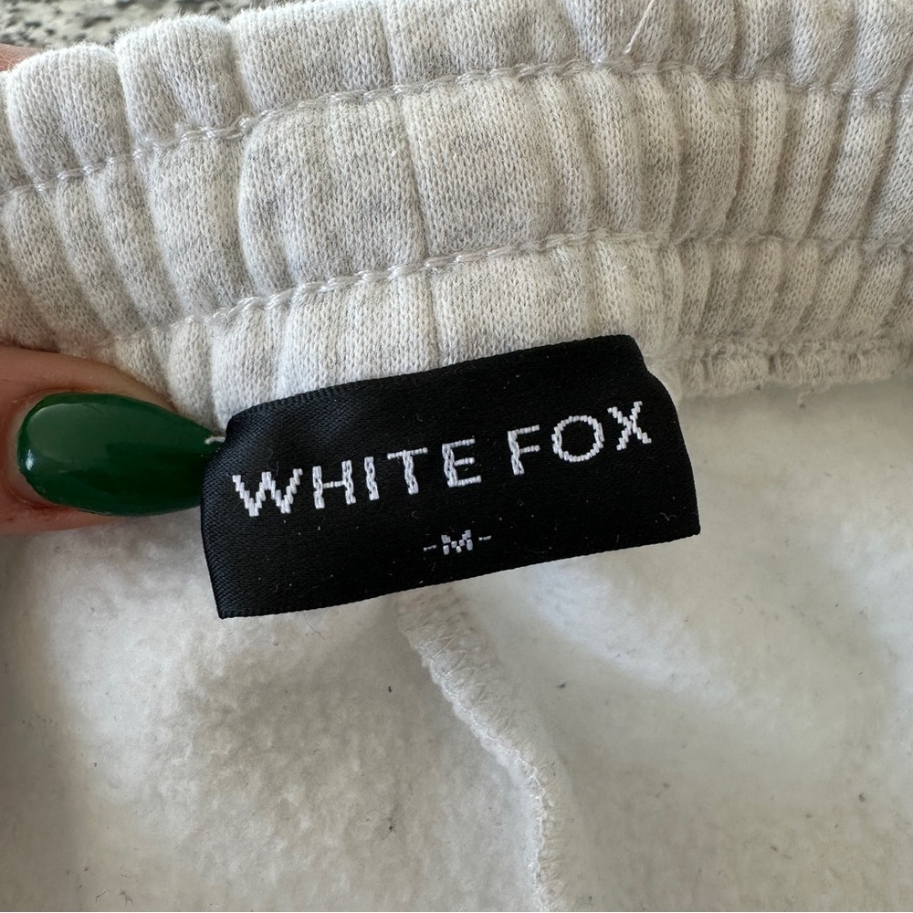 WHITE FOX Limited Edition 4th Edition Lounge Sweat Shorts in Smoke Grey Sz. M - Picture 8 of 11